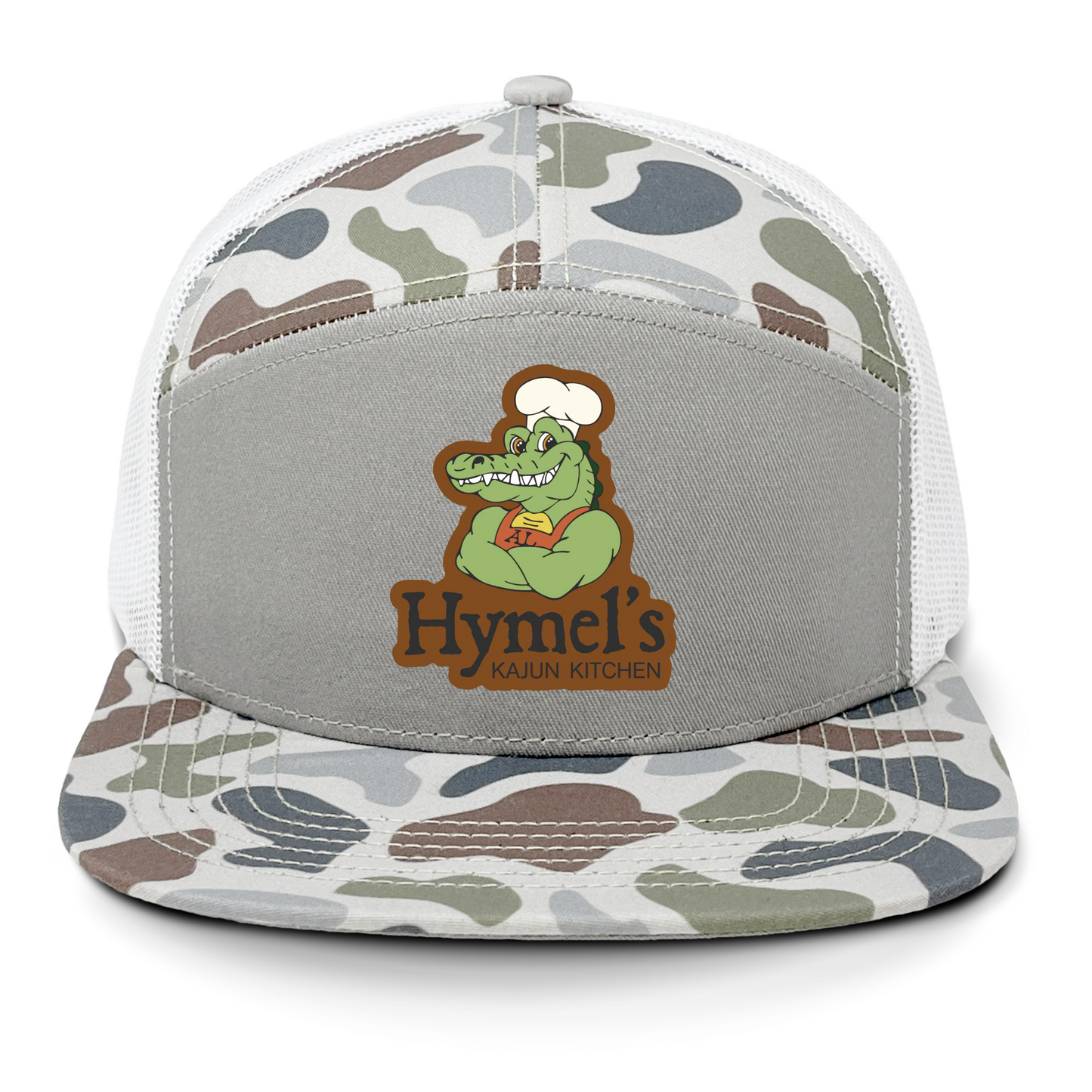 7 Panel Brackish & White Hat
