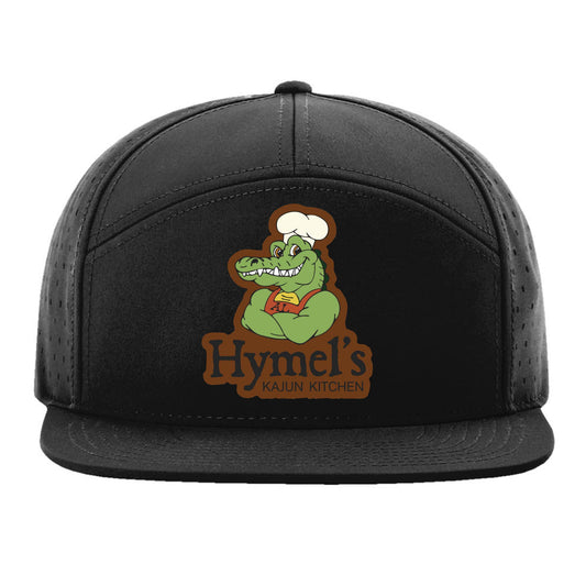 Black Performance 7 Panel Hat