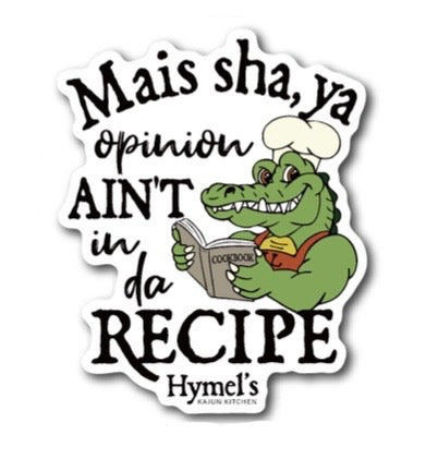 Hymels Kajun Kitchen Sticker