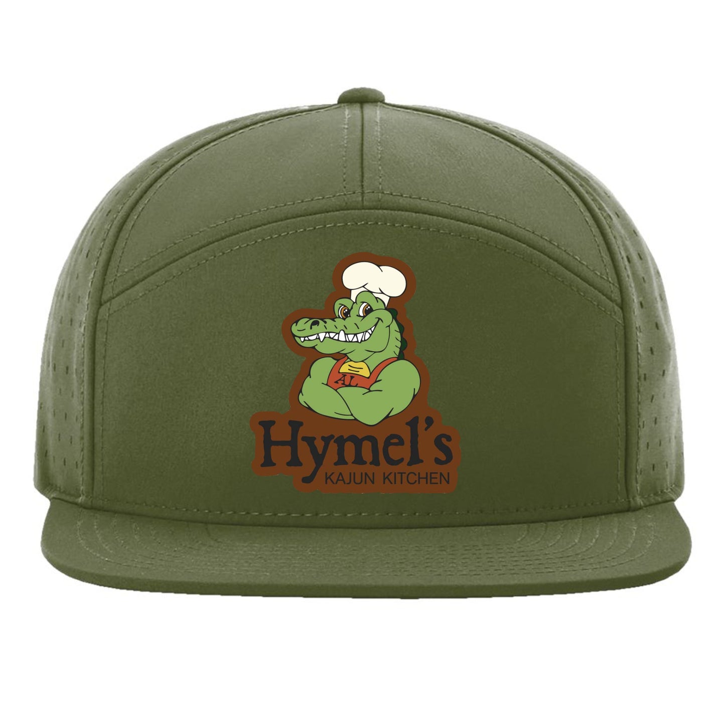 Green Performance 7 Panel Hat