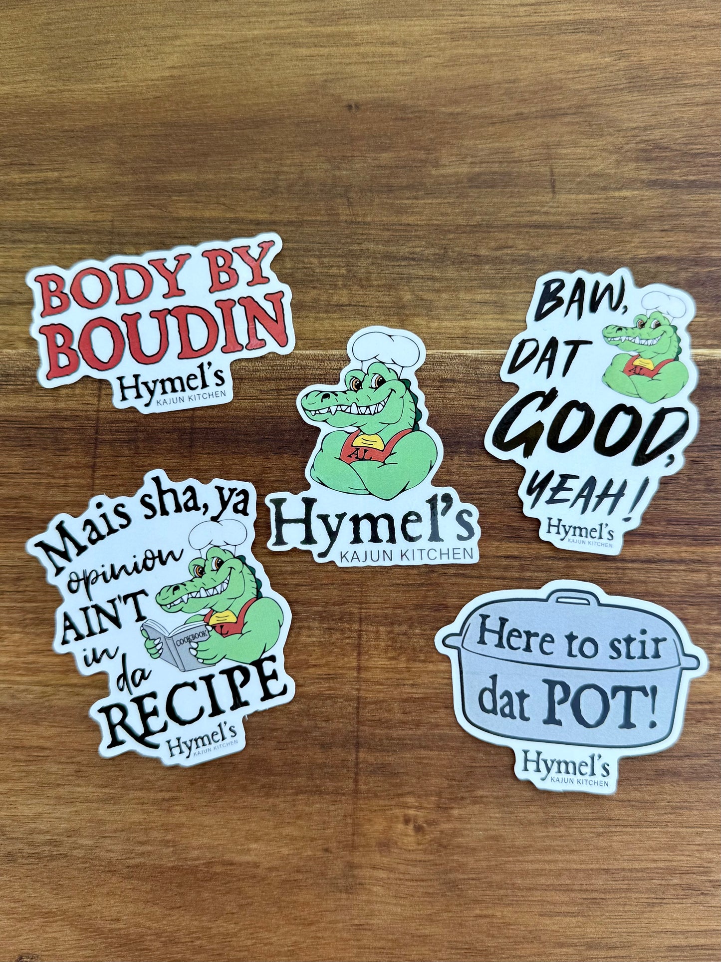Hymels Kajun Kitchen Sticker