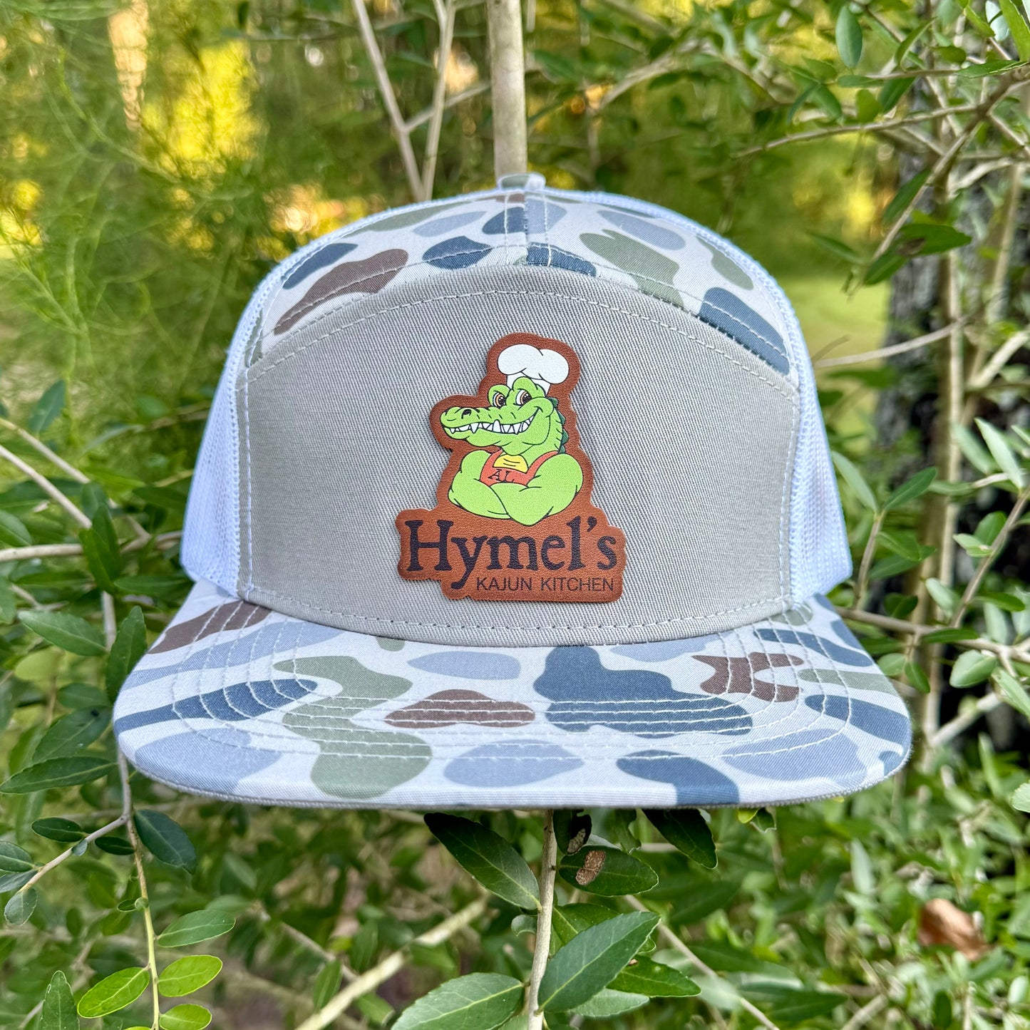 7 Panel Brackish & White Hat