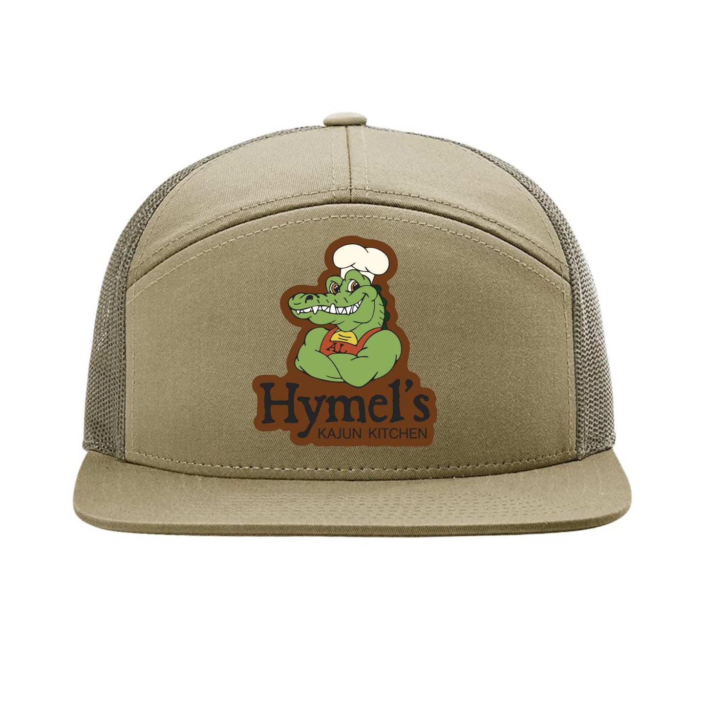 Solid Tan 7 Panel Hat