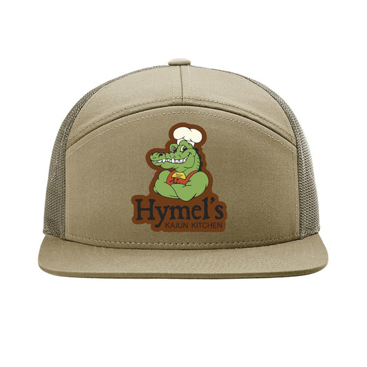 Solid Tan 7 Panel Hat