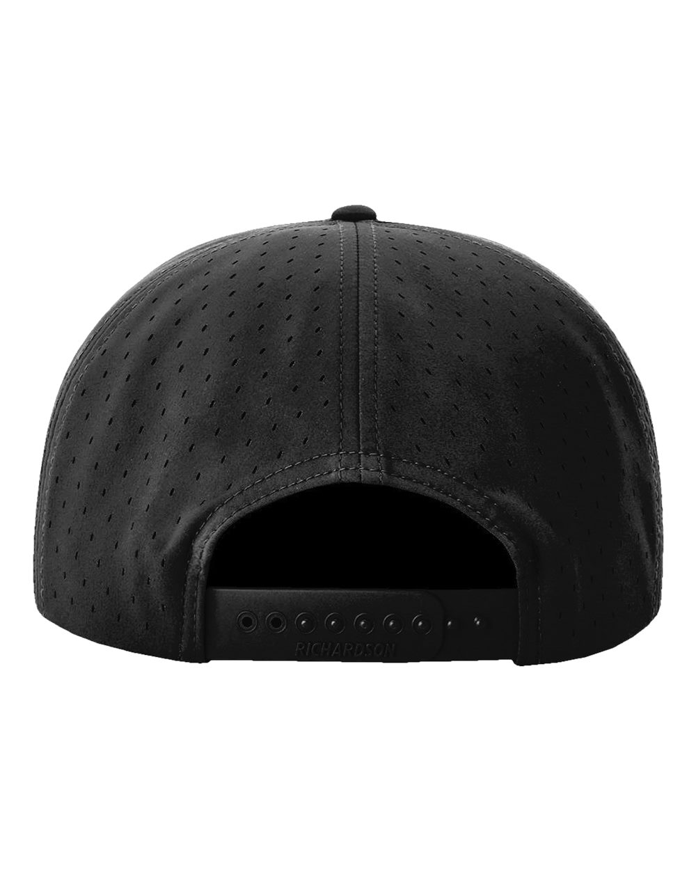 Black Performance 7 Panel Hat