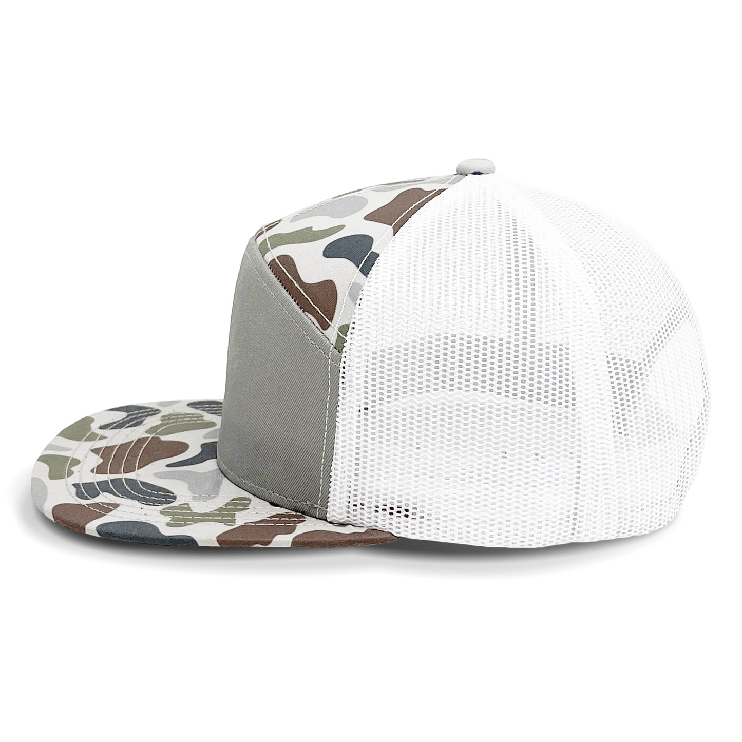 7 Panel Brackish & White Hat