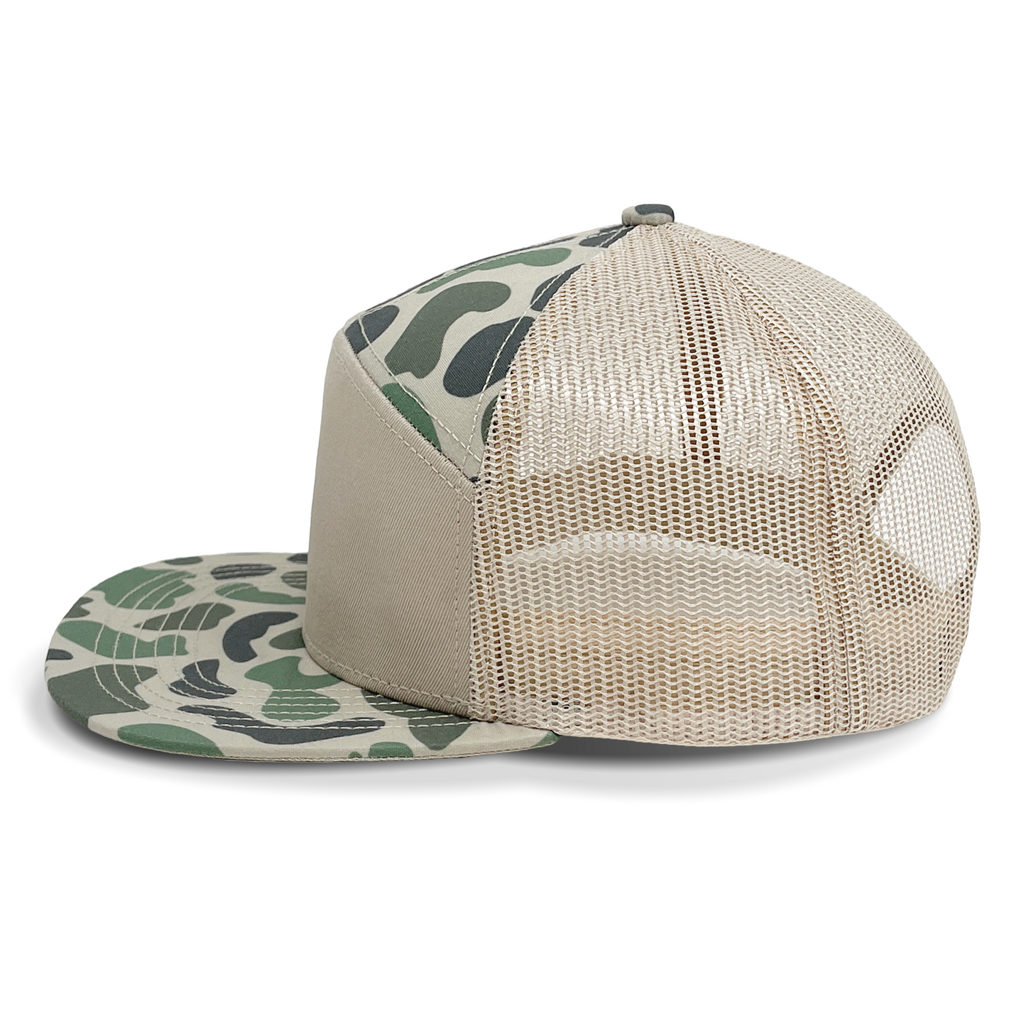 7 Panel Old Camo Hat